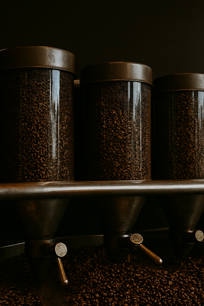 cafe tostado almacenado de calidad